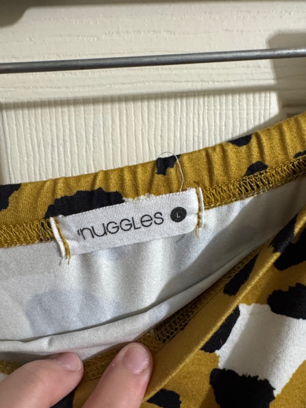 Nuggle’s Yellow Leopard Print Two-Piece Skirt & Top Set - Picture 3 of 5